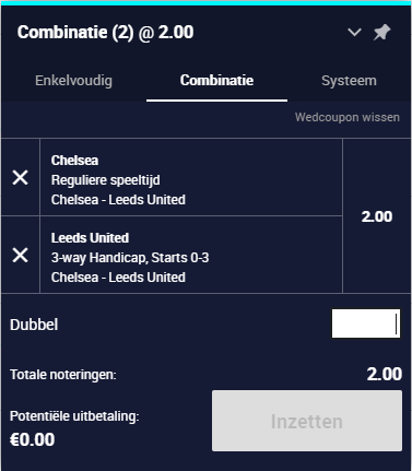 Chelseavsleedsbetslip