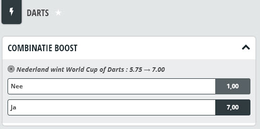 Zebet Super Odds Op Nederland Wint De World Cup Of Darts